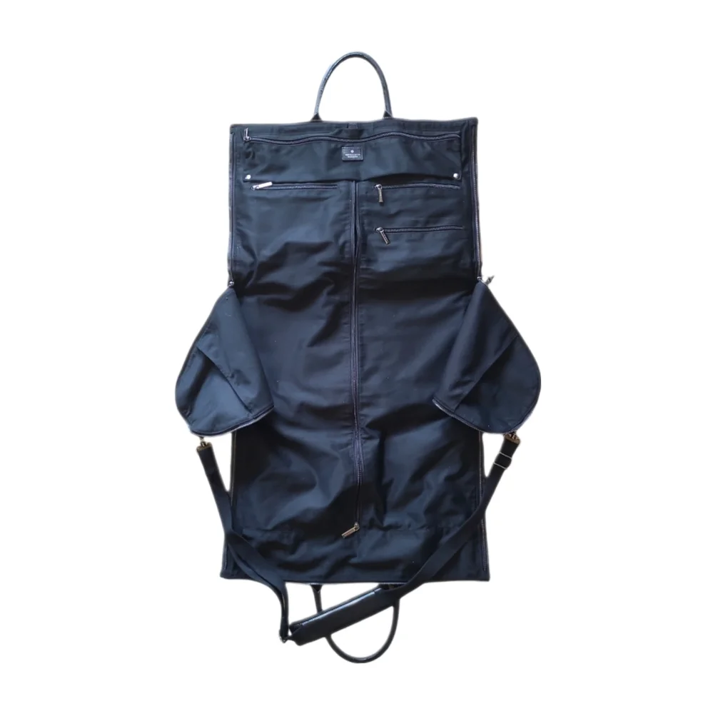 HOOK & ALBERT | Garment Weekender Camo Print Canvas Duffel Garment Bag Carry-On